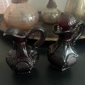 Avon, 1876 Cape Cod Collection, Cruet, Oil and Vinegar, Dressing Bottles